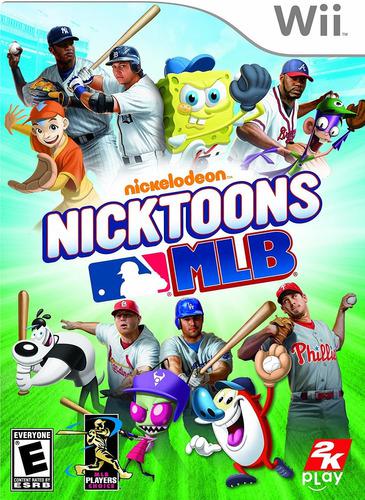 Juego Original Físico Nintendo Wii,mini,wii U Nicktoons Mlb