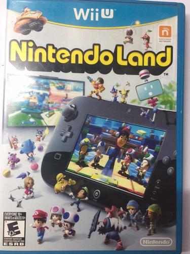 Juego Wii U Nintendo Land Físico Cd Impecable