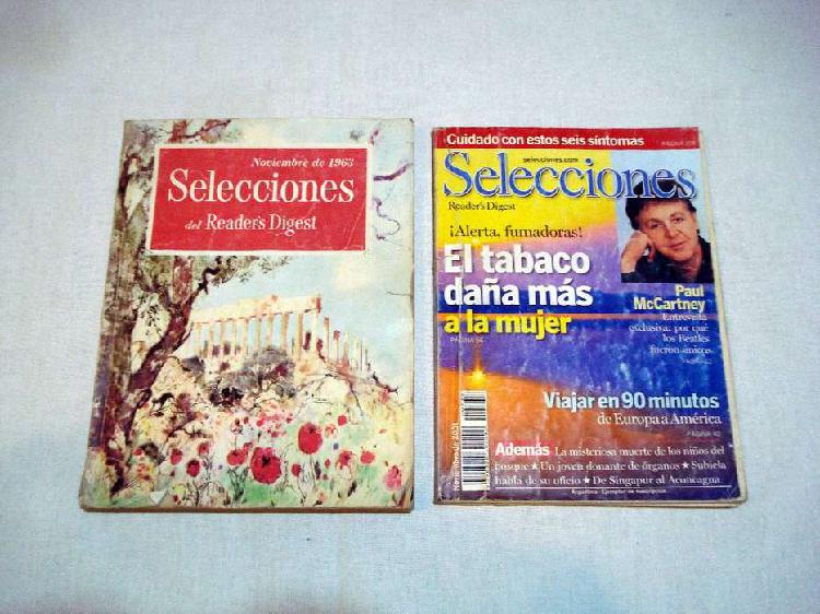 2 revistas Selecciones Readers Digest