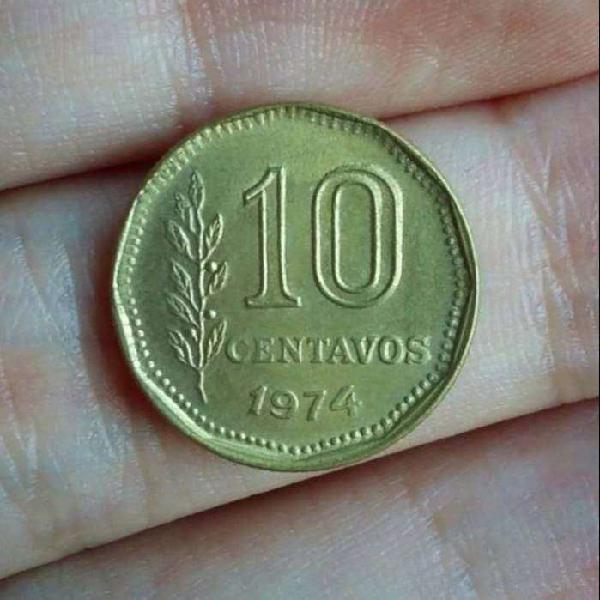 Argentina 10 Centavos 1974