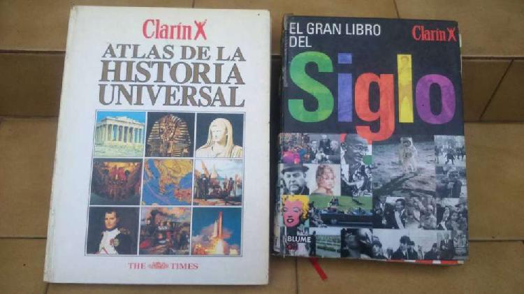 CASEROS) El gran libro del Siglo y Atlas de la Historia