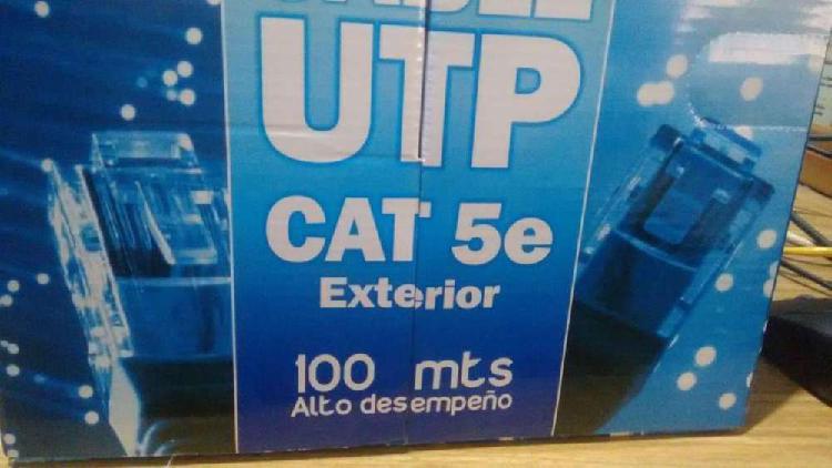 Cable UTP Cat.5e exterior en caja de 100m Nuevo