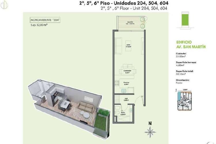 Departamento en Venta CABA / Buenos Aires (A107 1113)