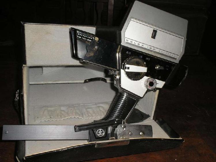 FILMADORA Super 8 mm,marca BOLEX 160,SUIZA,COMPLETA