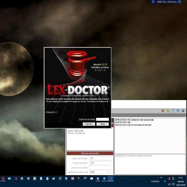 LEX DOCTOR 9.1 ORIGINAL FUNCIONA EN WINDOWS 10. LICENCIA