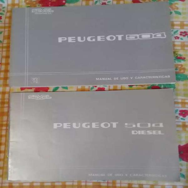 Manuales Peugeot 504 nafta y diesel