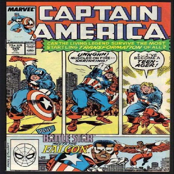 Revista Captain America #355 (Jul 1989, Marvel)