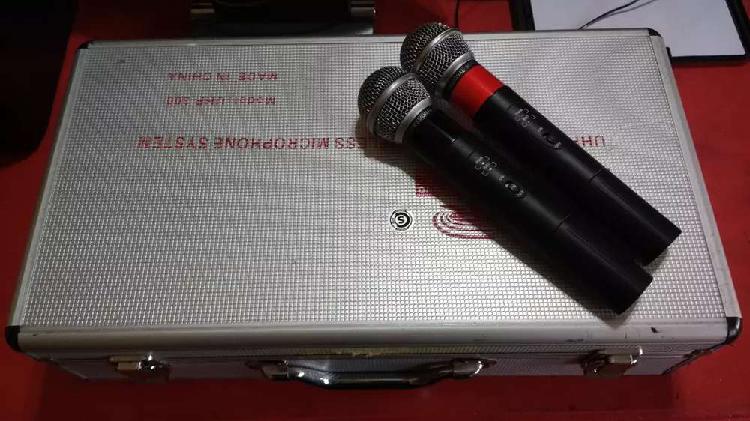 Vendo micrófonos inalambricos uhf doble gbr 300 impecables
