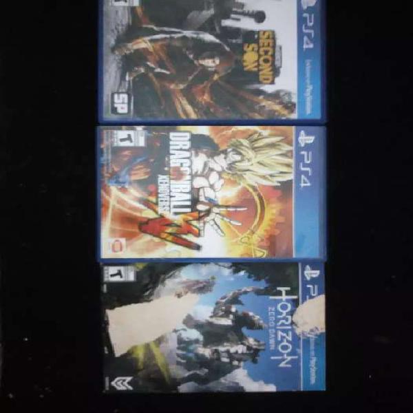 Vendo o cambio juegos play 4