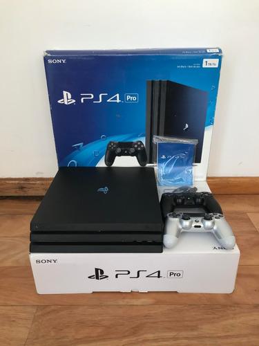 Ps4 Pro 1tb + 2 Joysticks (caja Y Manuales)