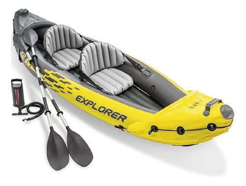 Canoa Kayak Intex Explorer K2 Inflable Bote 2 Personas