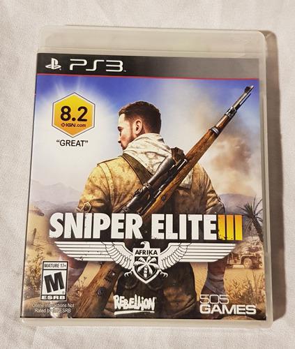 Juego Sniper Elite 3 Ps3 Físico/ Local / Solo Oportunidades