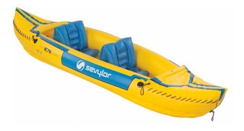 Kayak Doble Canoa Inflable Tahiti Sevylor Para 2 Personas