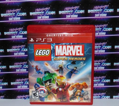 Lego Marvel Super Heroes Play Station 3 Ps3 Juego