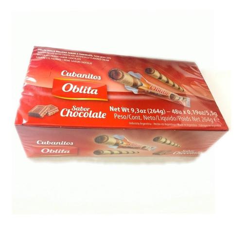 Oblita Cubanitos Chocolate X48un - Barata La Golosineria