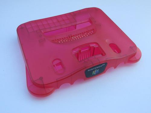 Carcasa Superior De Nintendo 64 Watermelon - Con Detalles -