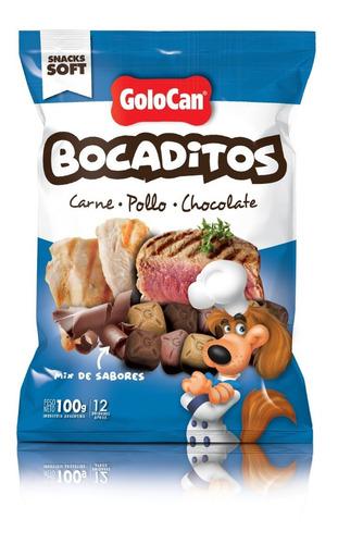 Golocan Bocaditos Mix 100g Snacks Perros Suplemento Aliment.