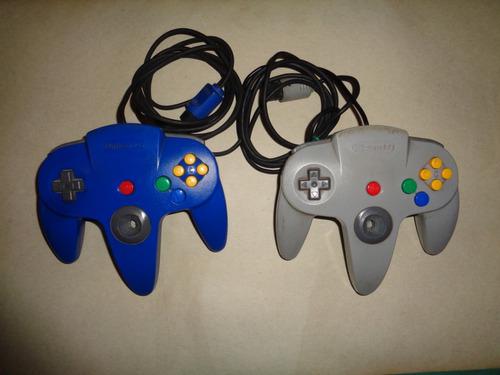 Lote 2 Joistick Nintendo 64 Originales A Revisar