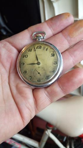 Antiguo Reloj De Bolsillo Condal Roto Eje De Volante