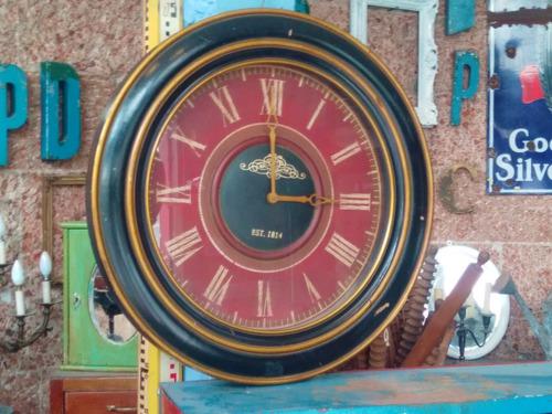 Reloj De Pared Estilo Antiguo Vintage Muy Grande 80 Cm Diame