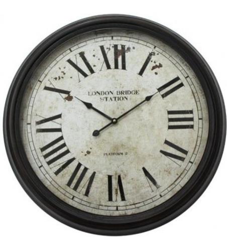 Reloj Pared Vintage Numeros Romanos