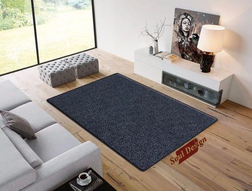 Carpeta Alfombra Boucle Gris Oscuro 200 X 250 Cm Soul