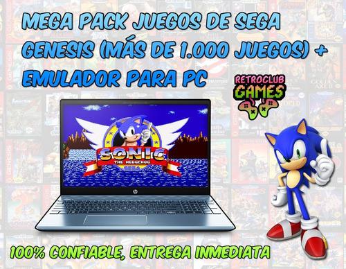 Colección Juegos Sega Génesis 1160 + Emulador Para Pc.!!