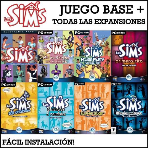 Los Sims 1 Juego Base + Mas Todas La Expansiones | Oferta |