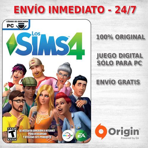 Los Sims 4 Juegos Pc Originales Digital Origin Juego Base