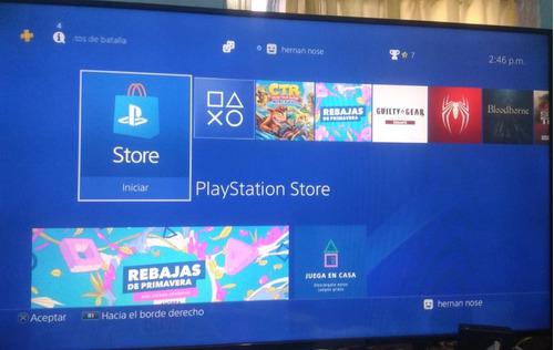 Ps4 Playstation 4 Slim Completisima Con Muchos Juegos!