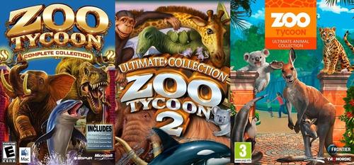 Zoo Tycoon 1 + 2 + Uac (3 Juegos) Pc Digital Español Combo