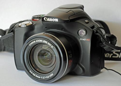 Camara Canon Powershot Sx40 Hs + Bateria Extra + Sd 8 Gb