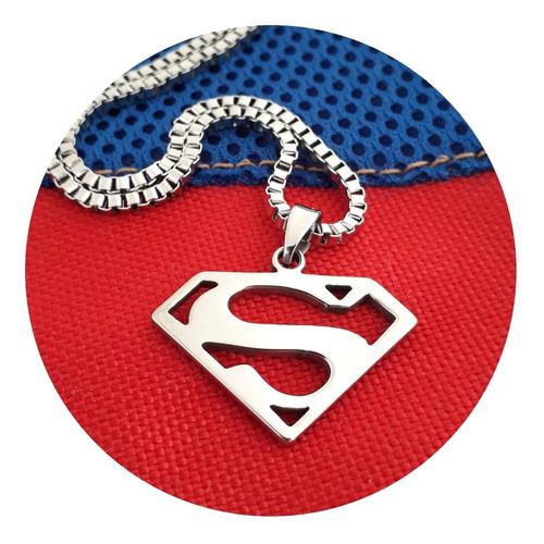 Collar Superman / Acero Quirúrgico / Joyas Mónaco