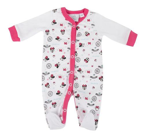 Enterito Pijama Bebe Minnie 1 Manga Larga Disney Original