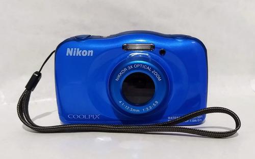 Nikon Coolpix S33 Usada, Marca Error De Objetivo Al Encender