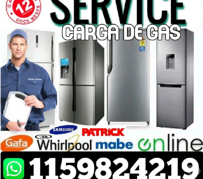 Service Heladeras Carga Gas Aire Técnico A Domicilio Caba