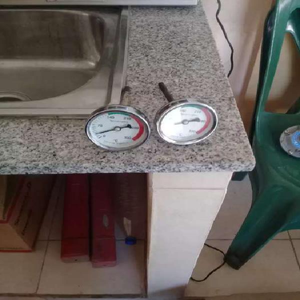 2 Relojes de temperatura ambiente para horno..