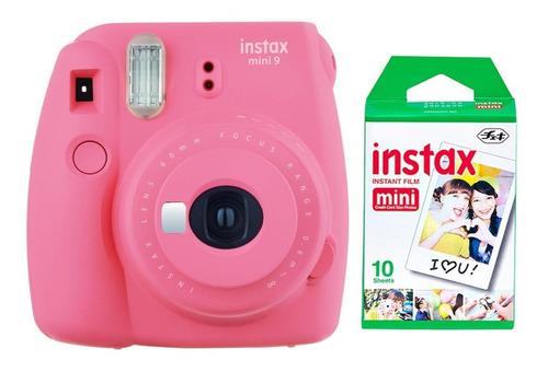 Cam Fuji Instax Mini 9 Polaroid Rosa Selfie 10 Fotos Cuotas