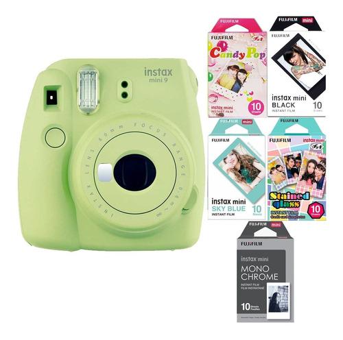 Camara Instax Mini 9 Verde Lima 50 Fotos Especiales Cuotas