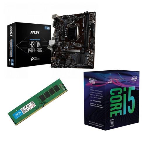 Combo Actualiza Mother Intel I5 8va 4gb Ddr4 M310 Cuotas S/