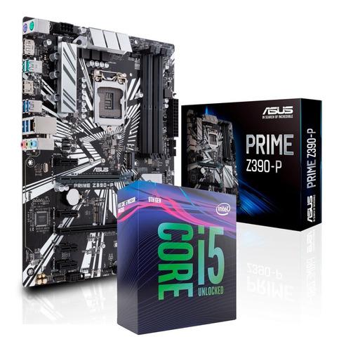 Combo Actualización Intel I5 9600k Asus Z390-p Prime Logg