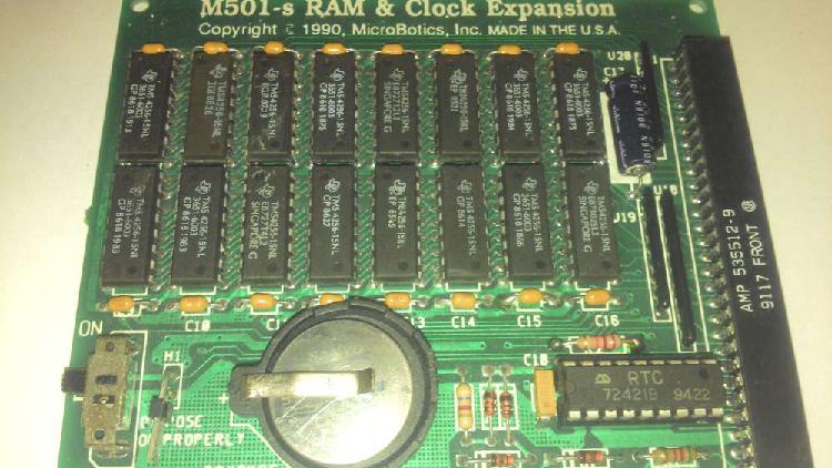 Commodore Amiga 500 Ram/clock
