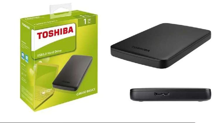 Disco Duro Externo Toshiba Canvio Basics, 1TB,USB 3.0-2.5"