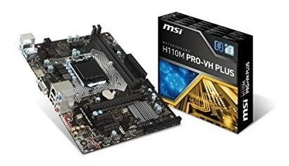 Motherboard Msi H110m Pro-vh Plus Intel Ddr4 Lga 1151 Full