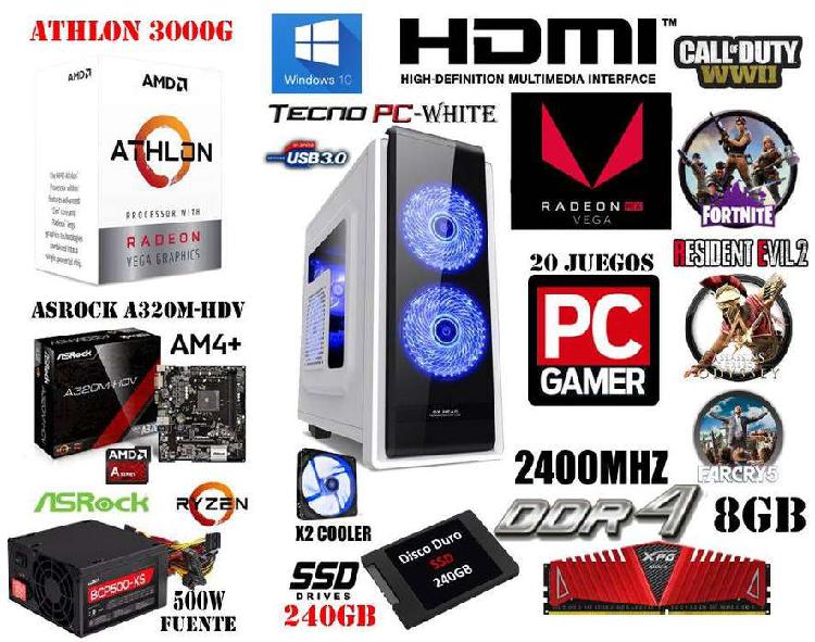 PC GAMER BASICA 《NUEVA》 Athlon 3000 | 8GB | 500gb | Vega