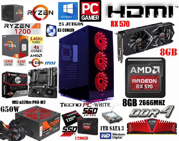 PC POWER GAMER 《NUEVA》 R3 1200 | 1TB | SSD 120 | 8GB |