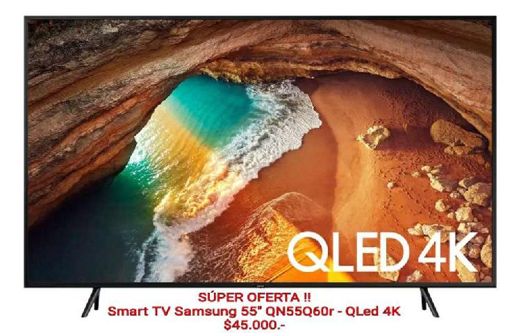 Smart TV Samsung 55" QN55Q60r - QLed 4K