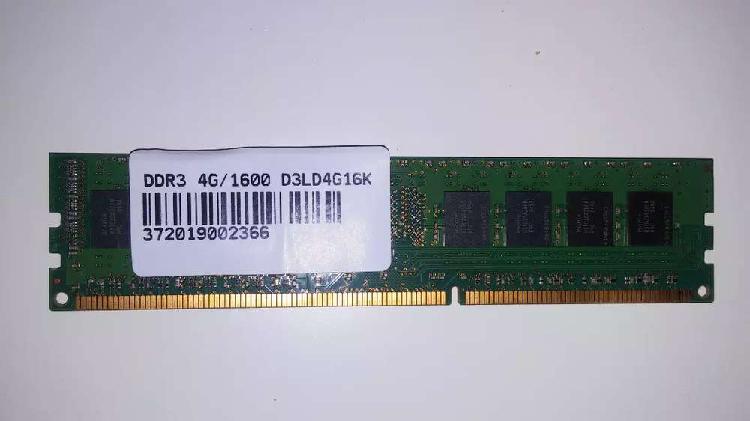 VENDO MEMORIA RAM DE 4GB DDR3-1600 MHZ