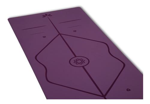Yoga Mat Sukha Caucho + Poliuretano Eco 5mm Alineación