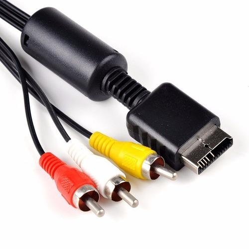 Cable Rca Av Audio Y Video Playstation Ps2 Y Ps3 Infolan
